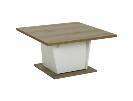 Mesa De Centro Diagone Branco Eik 69 X 69 X 38 Cm