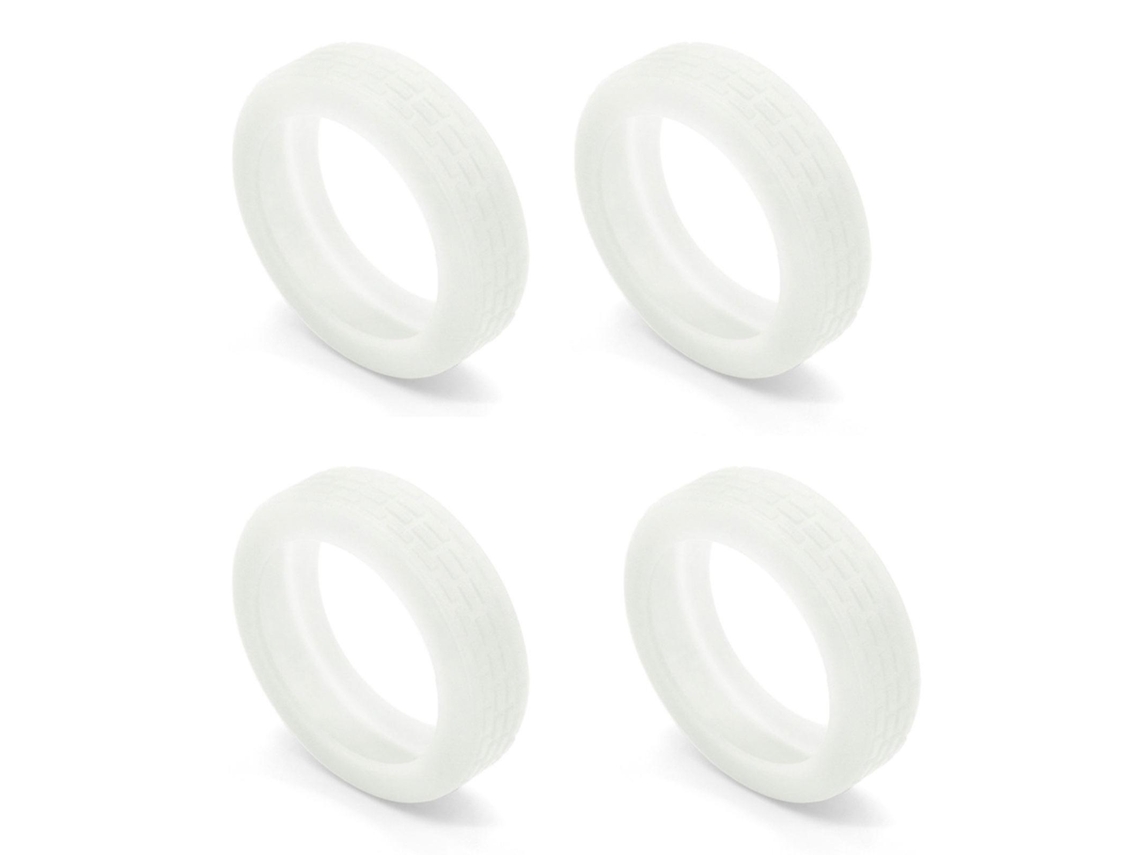 Capas Protetoras Silenciosas De Silicone Para Rodas Malas Viagem, Compatíveis Com A Maioria Das Malas De Cabine 8 Rodas Giratórias, Rosa Fluorescente