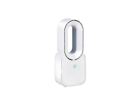 Ventilador De Mesa Sem Lâminas Recarregável Por Usb, 3 Velocidades, 12,4 X 9 X 30 Cm Lifetime Air