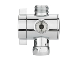 Divertor de Chuveiro 3 Vias com Adaptador T 1/2 Polegada, Montado no Braço de Chuveiro S/MARCA