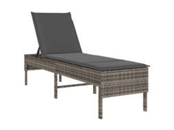 Sun Lounger, Sun Loungers Vidaxl Cinzeto Rattan / Vime (n/a)