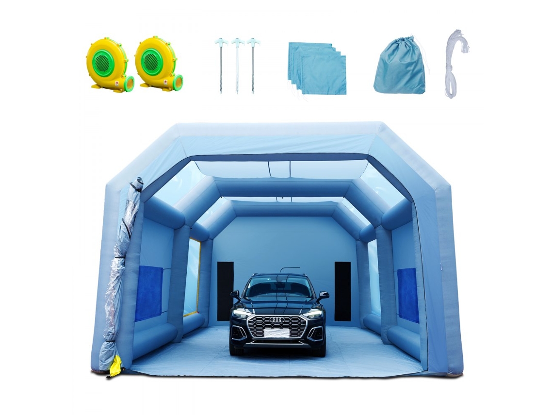 Cabine Insuflável Para Pintura Em Tecido Oxford E Pvc Durável Tekmaquinas
