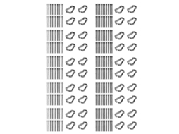 Pontas/pontas De Marcador Para 2 Canetas Stylus Pretas, Pontas/pontas Macias De Reposição Olysi Shop (pacote Com 200)