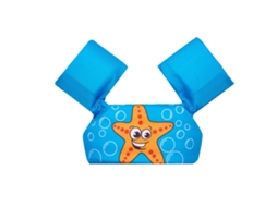 Colete Infantil Natação Apoio Braços Estrela Mar Azul 2 6 Anos