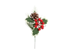 Enfeite de Natal com Ramo de Pinheiro Bicolor LAXISCREED