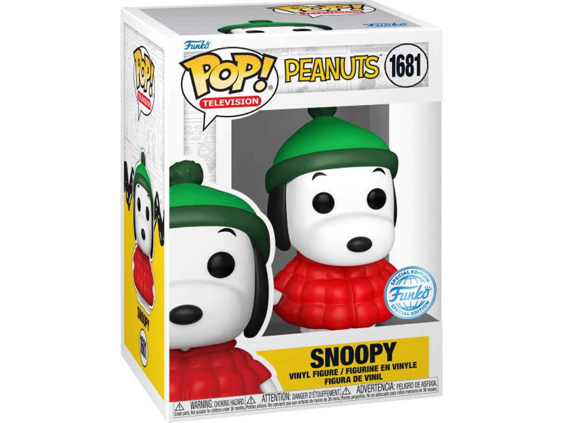 Figura FUNKO Pop! Animation: Peanuts - Snoopy  In Coat (Possível Chase)