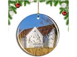 Morbisch, Áustria - Enfeite de árvore de Natal para pendurar - Coleção de lembranças de viagem da cidade