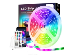 Nova Corda De Luz Led 15m, Corda De Luz Led Pstar Bluetooth Rgb 24v Com Controle Remoto Ir, Modo De Música Controlado Por Aplicativo Ue Ue I Slowmoose