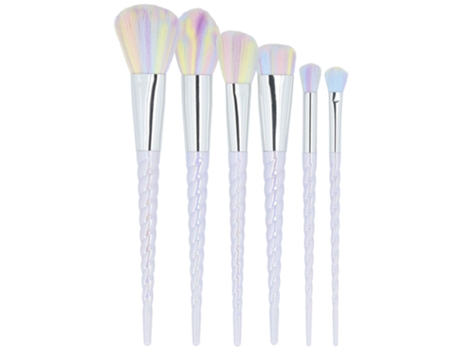 Conjunto de pincéis de maquiagem Pastel Unicórnio 6 unidades TOOLS FOR BEAUTY