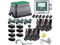 Kit de Rega Automática Profissional RAIN BIRD de 6 Zonas 9V