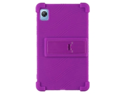Capa De Silicone Compatível Com O Tablet Blackview Tab 60, Resistente A Arranhões, Com Suporte Em Policarbonato.