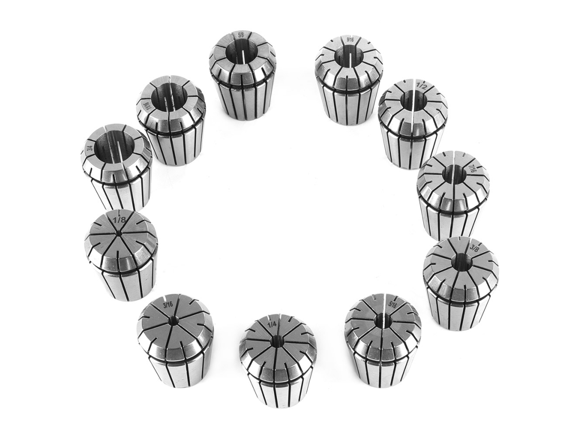 Laxiscreed Mt2 Er32 Porta-collets E Jogo De Collets Para Cnc E Fresadoras