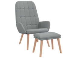 Relaxing Chair, Relaxing Chairs Vidaxl Cinzeto Tecido