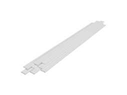 Conjunto de 8 Rodapés de Plástico Ps Coevorden 195X9Cm Branco NEU.HAUS