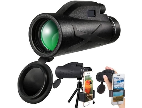 Spotting Telescópio Monocular Monocular 80X100 para Adultos com Suporte para Smartphone e Tripé Telescópio Monocular CHANGM