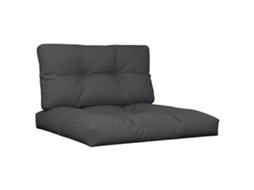 Pallet Cushion, Pallet Cushions Vidaxl Preto Tecido (70 X 70 X 12 Cm)