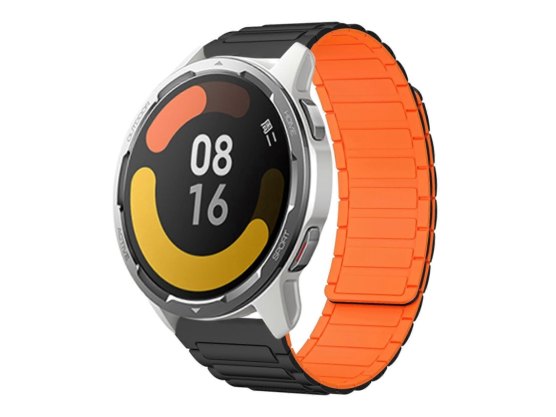 Pulseira De Silicone Magnética Em Formato De I De 22 Mm