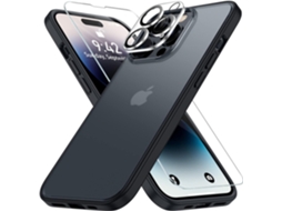 Película de Ecrã Protetora Protetoras Protetores Câmera Translúcida para iPhone 14 Pro HONGWE.