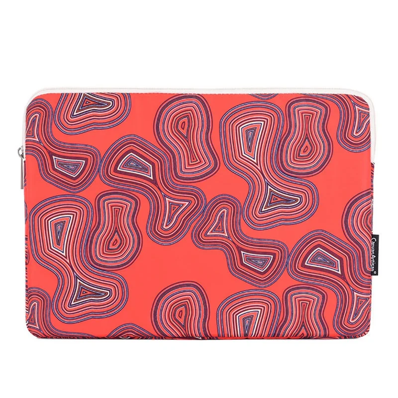 Mala Halinuia Para Portatil 11-12 Polegadas Vertical Nylon Resistente A Agua Bolso Com Fecho Azul