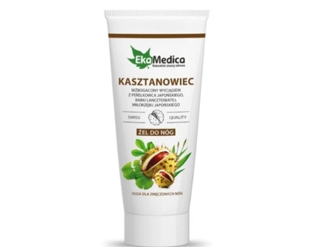 Gel Corporal Com Extrato De Castanha, Ginkgo Biloba E Tussilagem Ekamedica