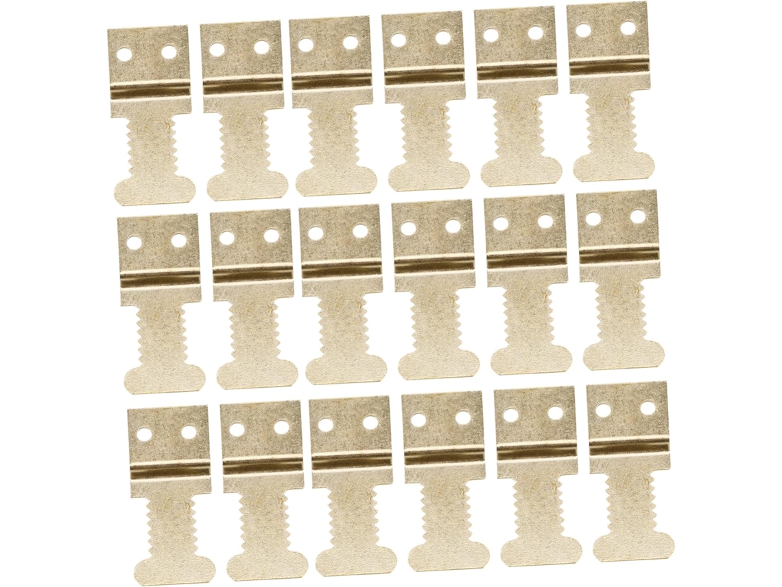 Conjunto De 25 Ganchos Metálicos Para Molduras De Fotos, Ajustáveis, Ideais Para Apartamentos. Gokoco