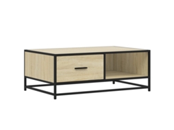 Mesa de Centro Derivados de Madeira/Metal Carvalho Sonoma MAISON EXCLUSIVE (90x57x35 cm)