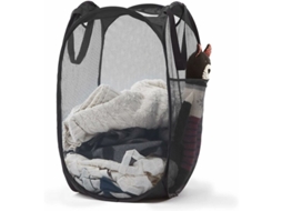 Cesto de Roupa BRILVIBERA, alto, de corda, 58l, para sala e banheiro