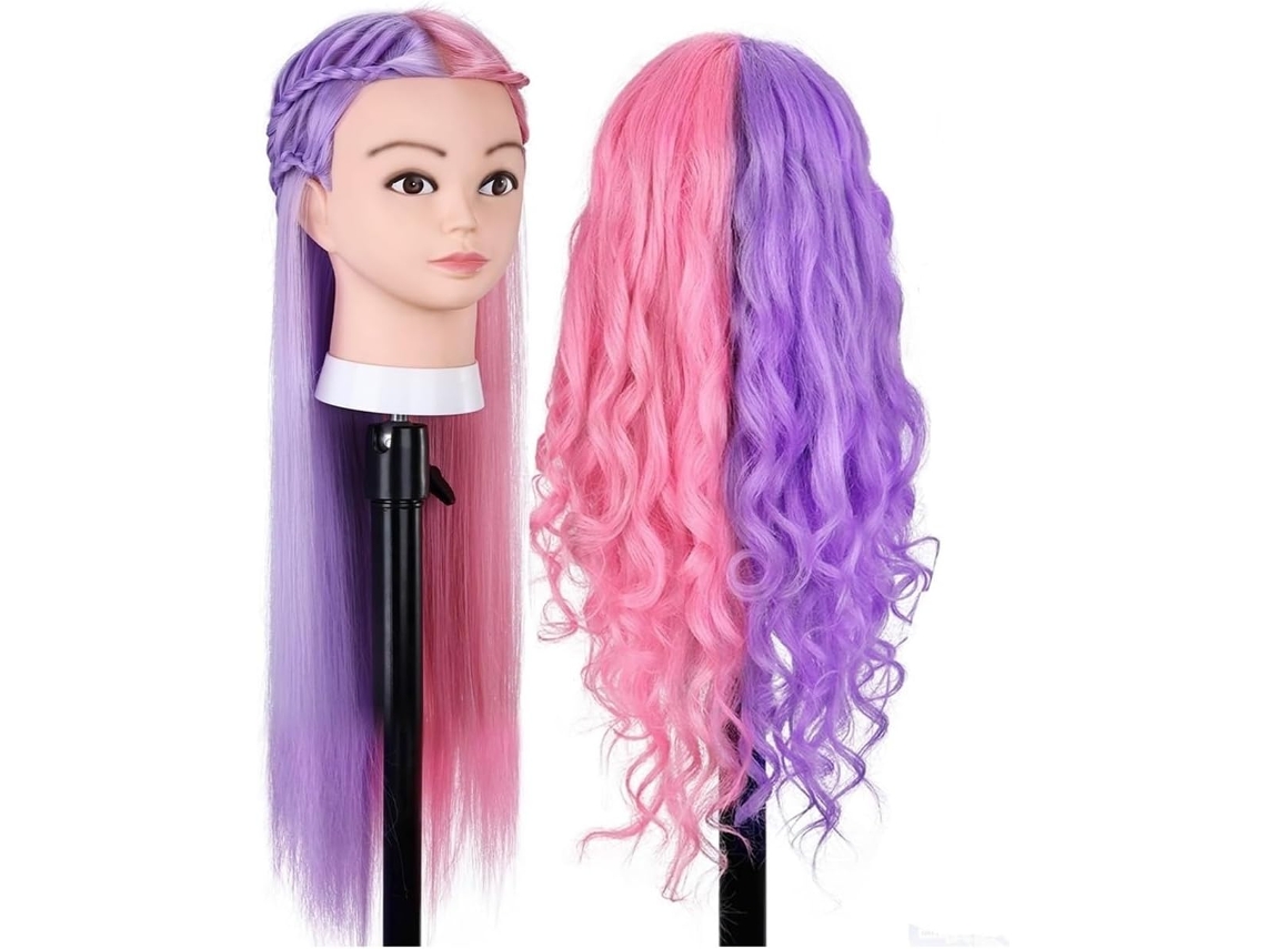 Cabeça de Boneca com Cabelo Natural SFUSHOS