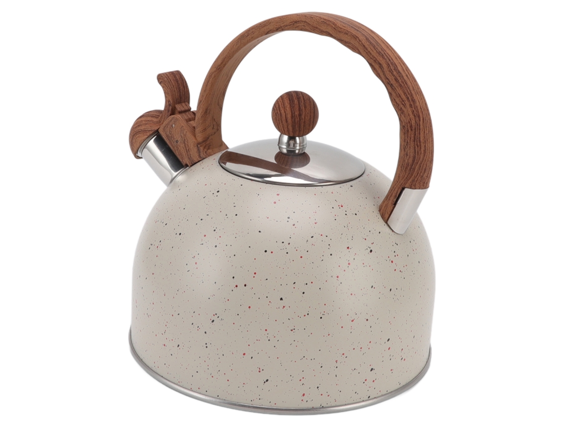 MEOIRUERY Chaleira 2,5l Aço Inoxidável Com Assobio Para Fogão