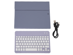 Capa Para Ipad (com Teclado Com Iluminação De 7 Cores) Capa De Proteção Para Tablet Com Design Flip Desmontável Sem Fio