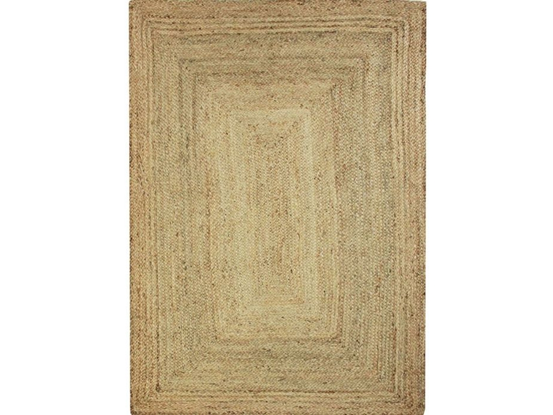Tapete De Juta Trançado Natural Artesanal 250x250