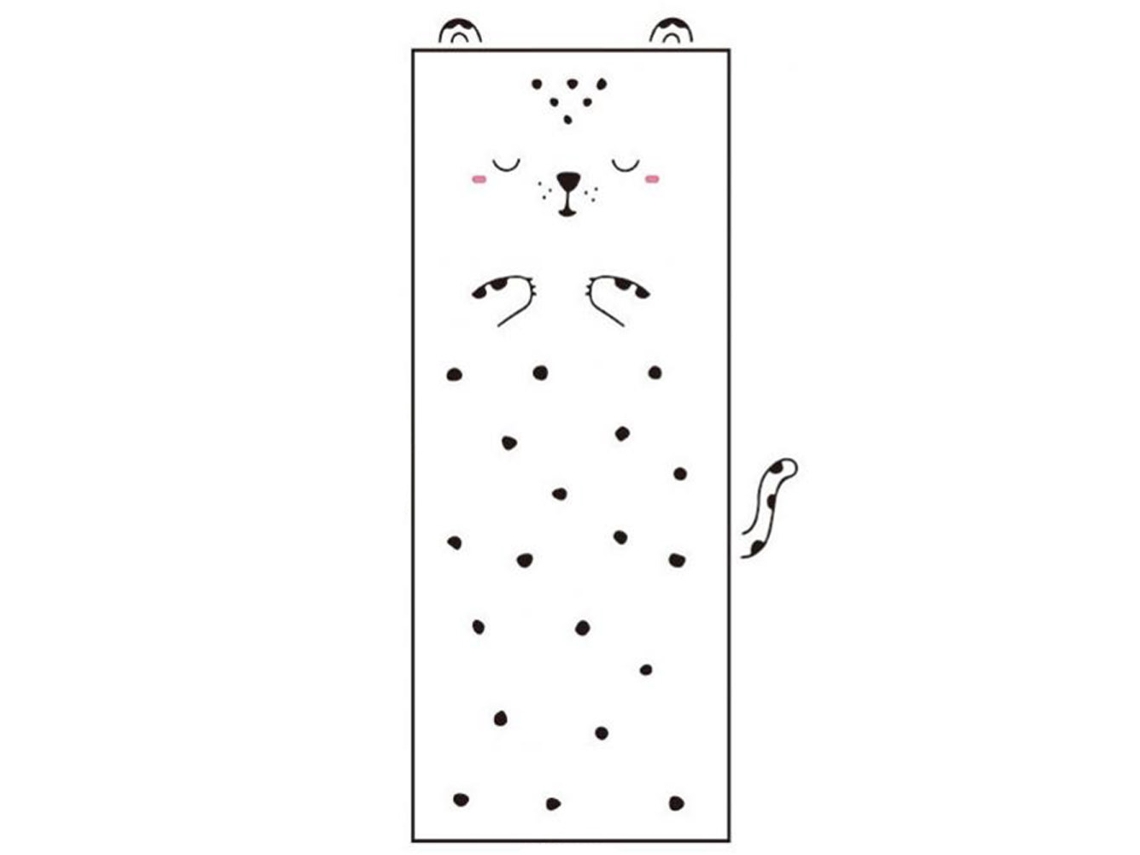 Autocolante Parede Sala Crianças Gato Cartoon Fofo Decorativo