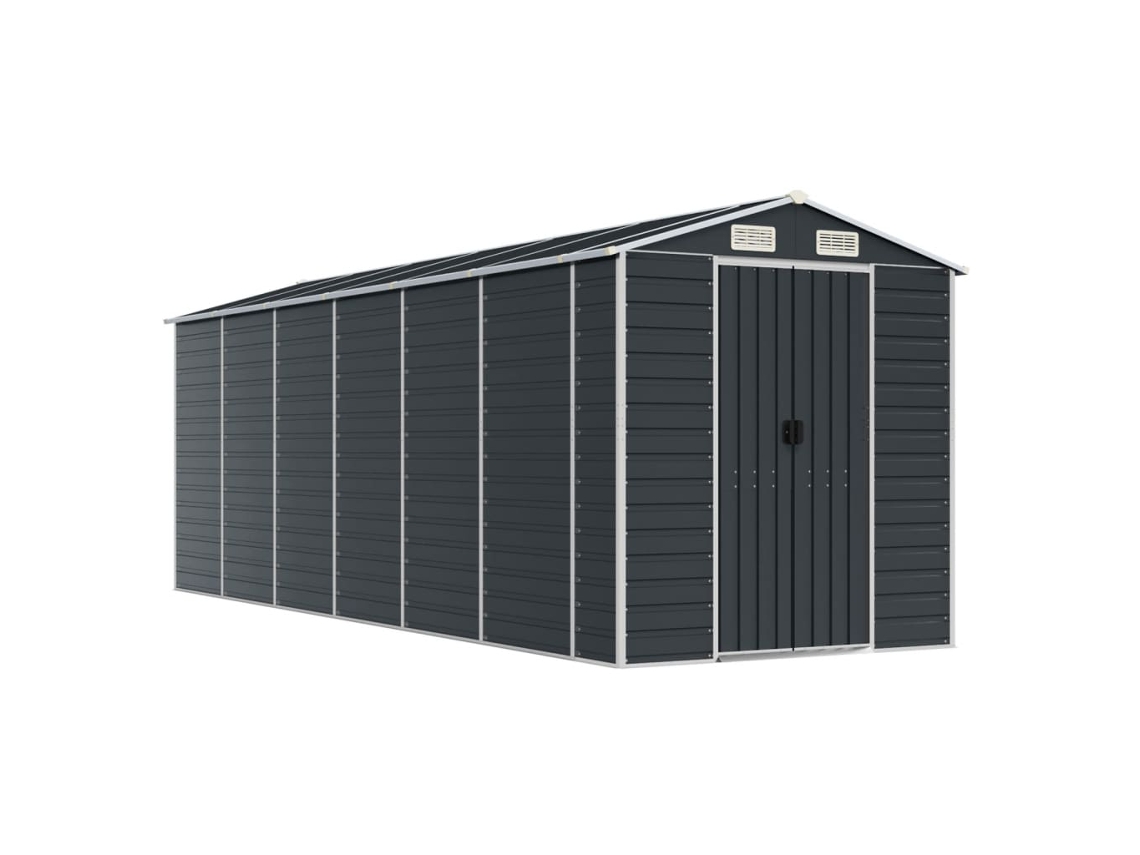 Garden Shed, Garden Sheds Vidaxl Antracite Aço (191 X 555 X 198 Cm)