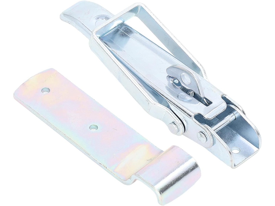 Trava Para Porta Traseira De Reboque Karlak, Corpo Robusto Com Trava Central E Placa De Encaixe, Fabricada Em Metal De