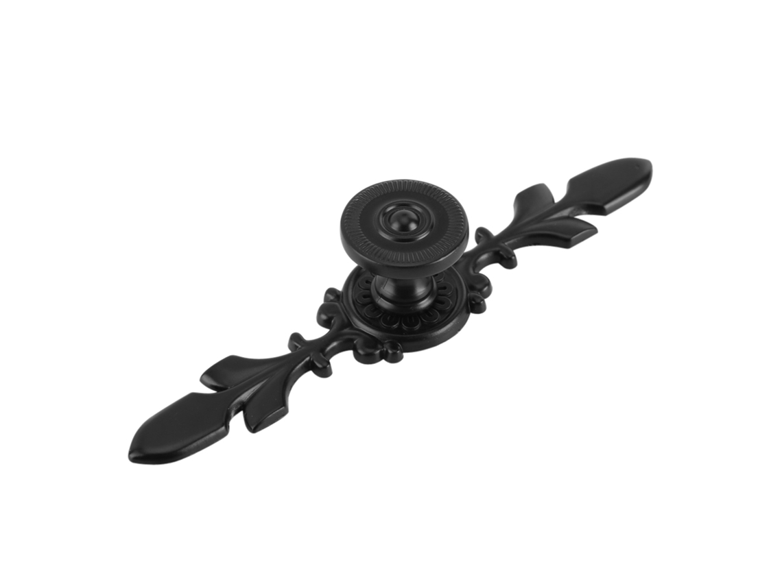 Laxiscreed Puxadores De Porta De Armário Vintage Preto - Estilo Europeu, Conjunto Pequeno