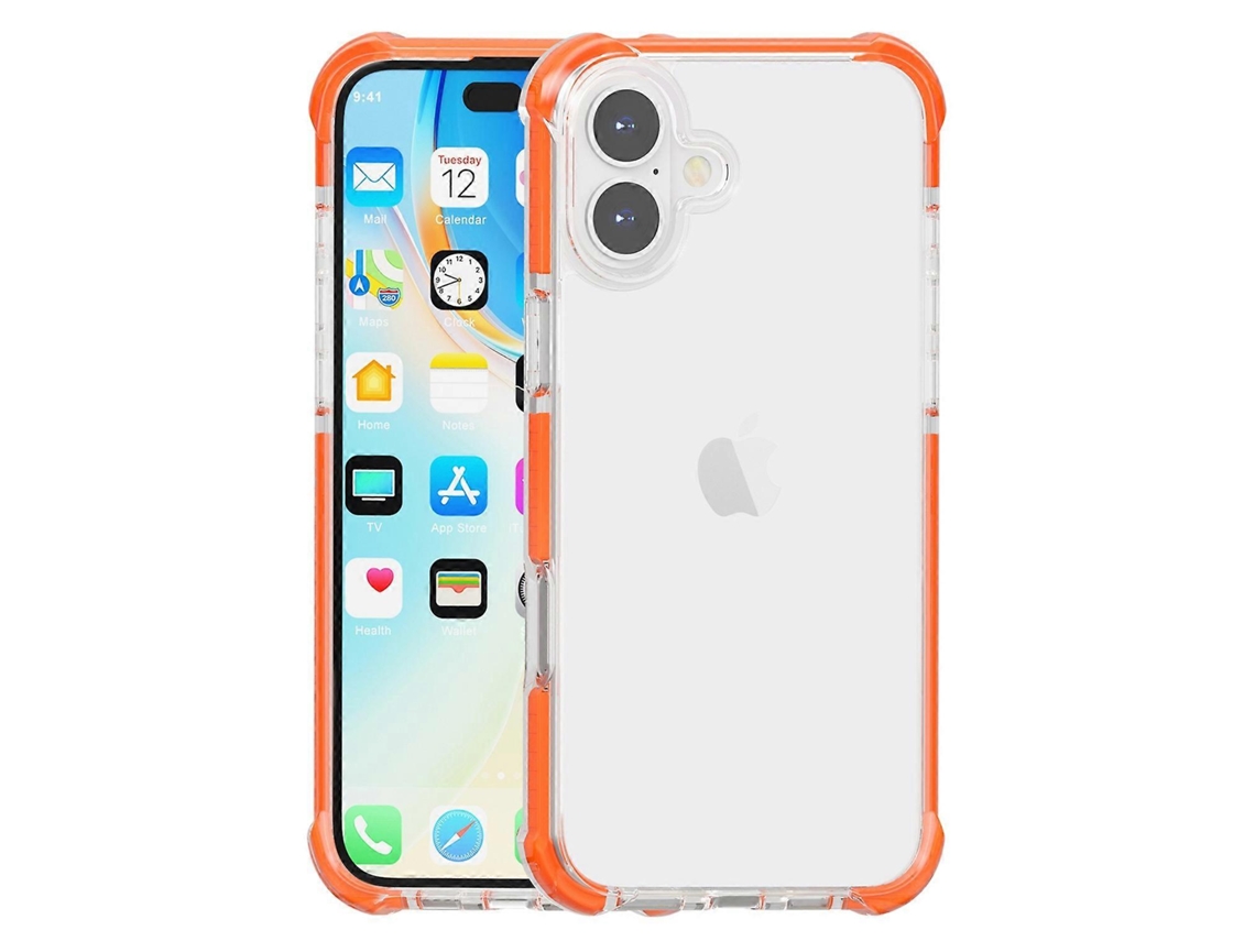 Capa Transparente Para Celular Iphone 16 Plus Tputpepc