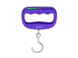 Balança Digital Portátil Mini De Mão Pesca Com Anzol, Capacidade De 50kg, Suspensão Eletrônica E Visor Led