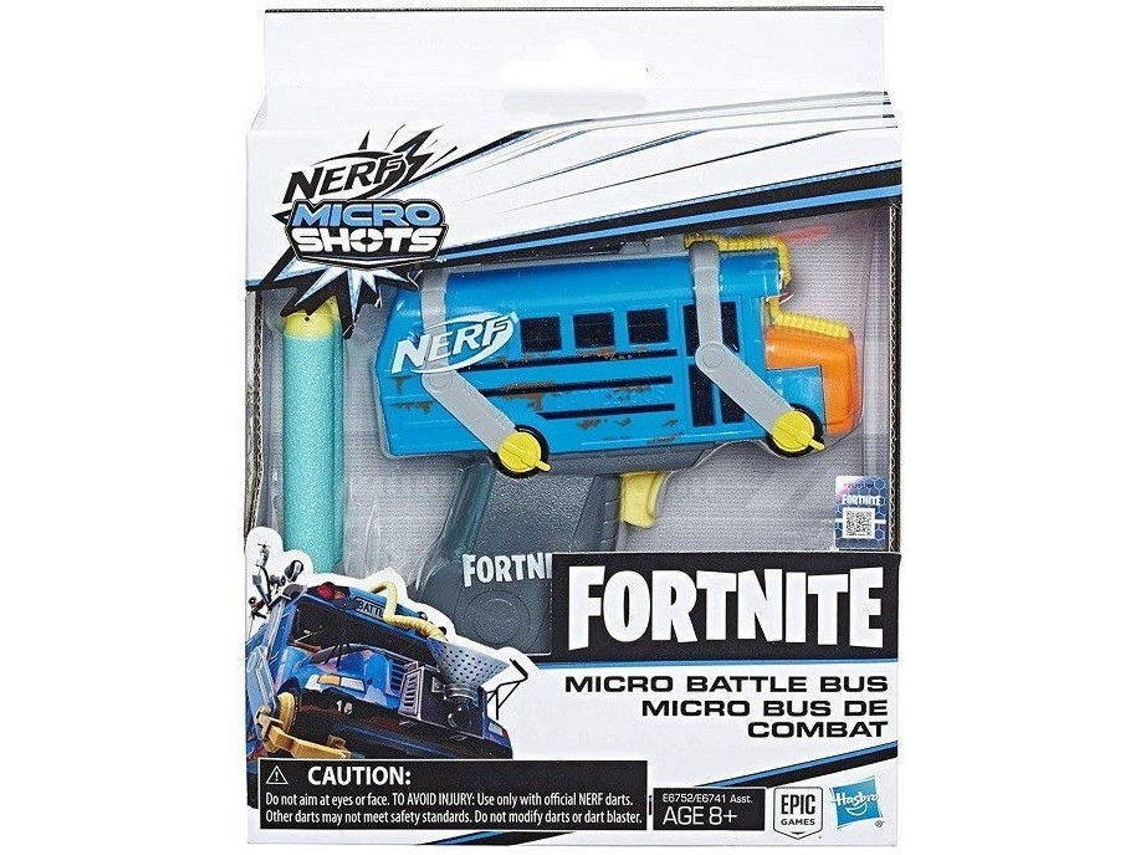 Lançador NERF Fortnite - Microshots Modelo Micro Battle Bus