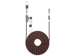 Dispositivo Antiqueda Guiado Por Corda 10 M / Preto Laranja Portwest