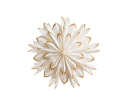 Decoração De Natal Svedan Estrela 60 Cm Branco Creme