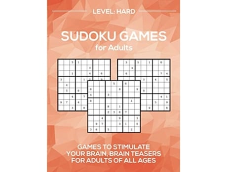 Livro Sudoku Games For Adults Level Hard De Boomer Press (inglês)