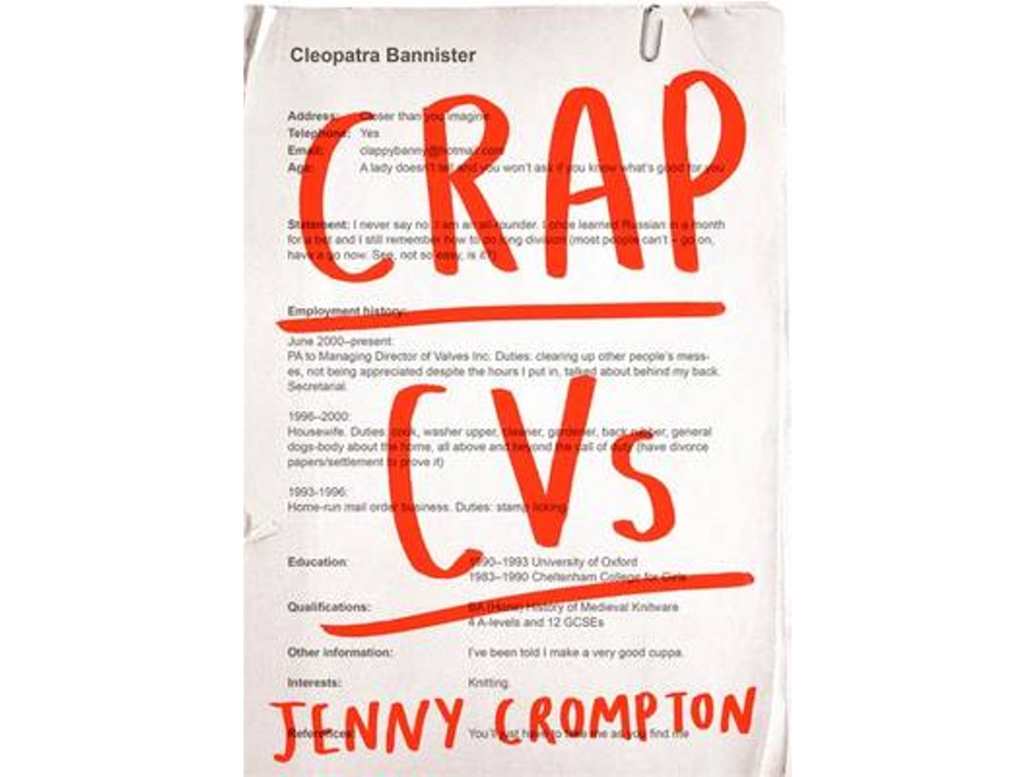 Livro Crap CVs de Jenny Crompton (Inglês)