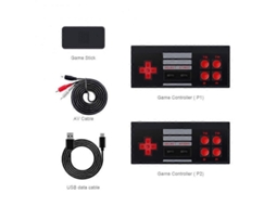 Mini Tv Portátil para Jogos de Videogame em Família, com Porta Av de 8 Bits e Estilo Retrô | GOKOCO