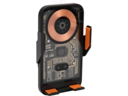 Carregador Sem Fio Para Carro, Capa Transparente, Suporte Giratório 360°, Suporte Para Celular Com C Gokoco