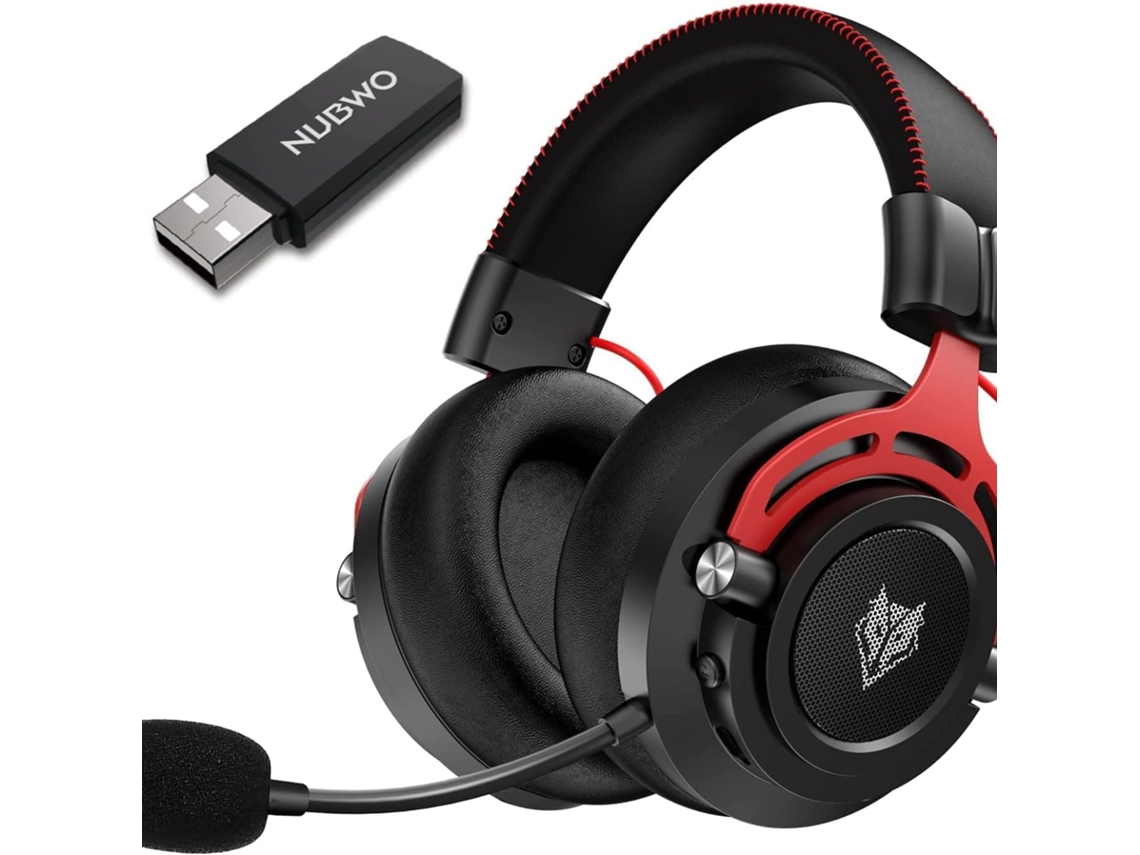 Fone de Ouvido Gamer Sem Fio, Microfone com Cancelamento de Ruído e Porta Bluetooth 2.4g/usb. MDUG