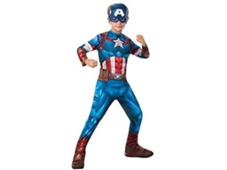 Fato de Menino RUBIES Capitão América (Tam: 7-8 anos)