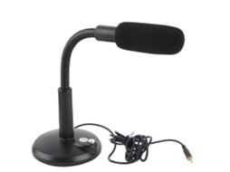 Microfone Fio Business 360 Graus com Alta Sensibilidade para Desktop, PC, Computador, 3.5mm