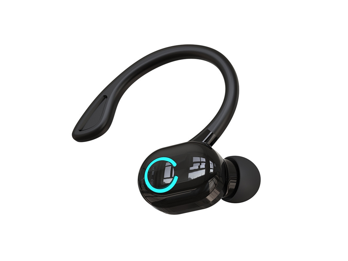 Fone de Ouvido Bluetooth Mali 5.2 Sem Fio Resistente à Chuva Estéreo Over Ear Academia Corrida Preto