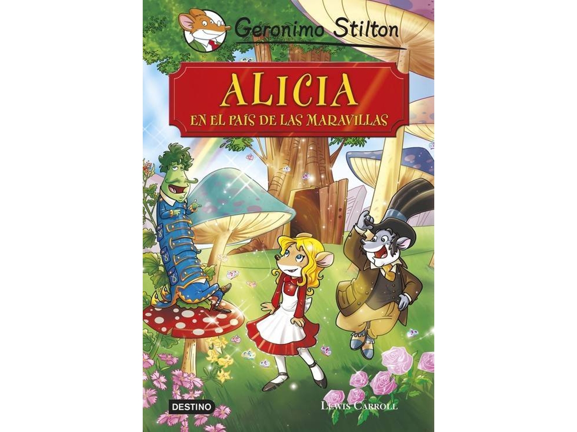 Livro Alicia En El Pais De Las Maravillas de Geronimo Stilton (Espanhol)