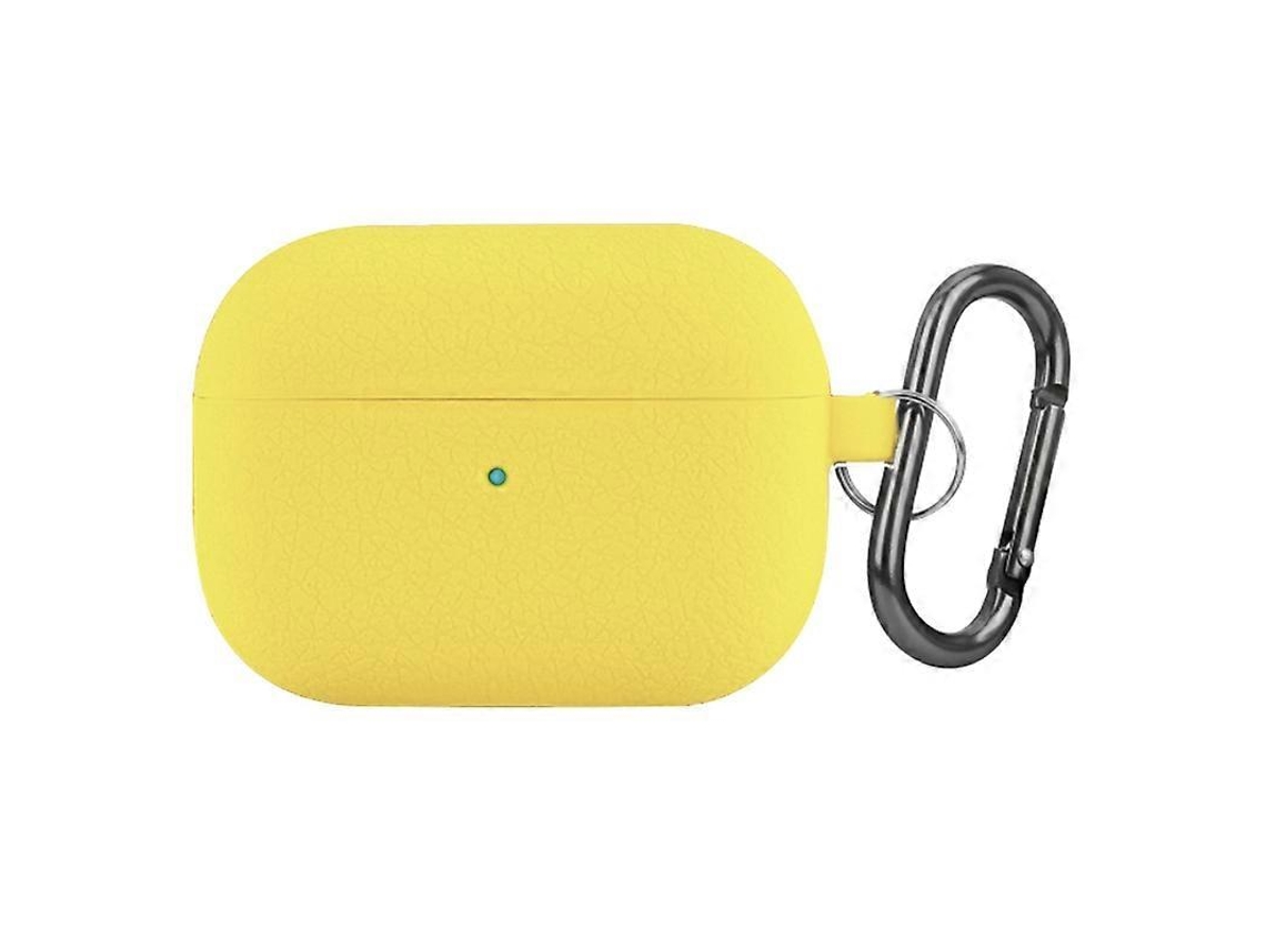 Capa protetora de silicone com textura de lichia para fones de ouvido sem fio AirPods Pro. GIECY